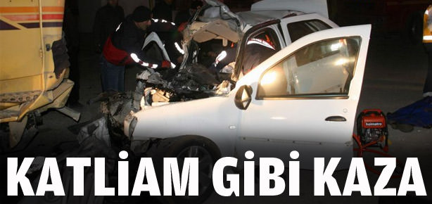 Katliam gibi kaza