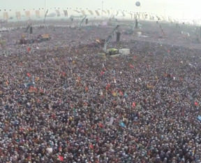 İşte İstanbul mitinginin yeni görüntüleri