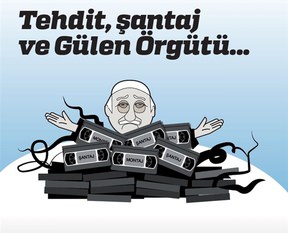 Gülen'in maceraları karikatür oldu
