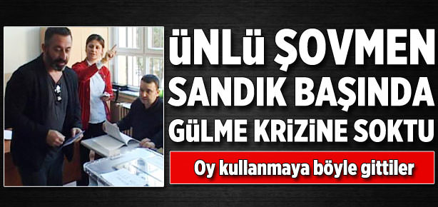 Ünlüler de sandık başında