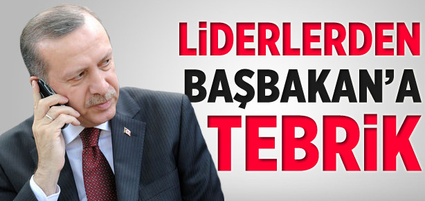 Dünya liderlerinden Başbakan’a tebrik