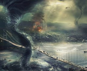 İstanbul ve Ankara'dan kıyamet manzaraları