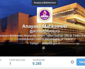 AYM'den manidar Twitter hesabı
