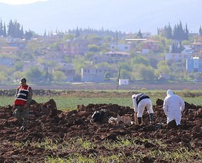Hatay'a havan mermisi düştü