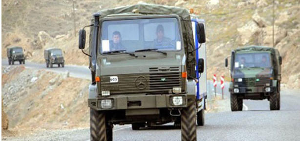 Askeri araca mayınlı tuzak