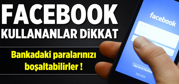 Facebook kullananlar dikkat!