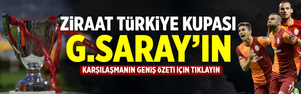 Türkiye için kupa vakti