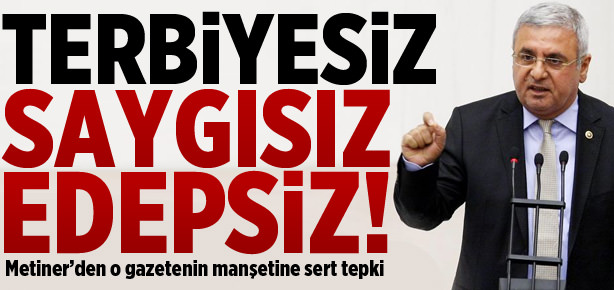 Metiner’den o manşete sert tepki!