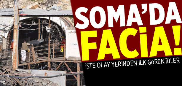 Soma'da madende yangın