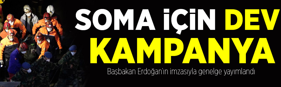 Soma için yardım kampanyası