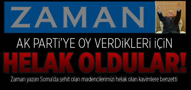 AK Parti’ye oy verirsen helak olursun!