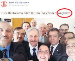 Selfie artık özçekim