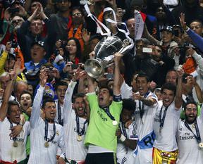 Şampiyonlar Ligi kupası Real Madrid'in