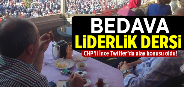 İnce Twitter’da alay konusu oldu