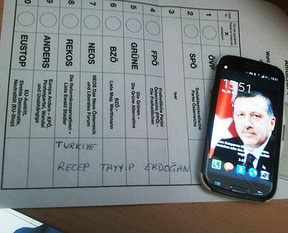 O ülkenin sandığından Erdoğan'ın ismi çıktı