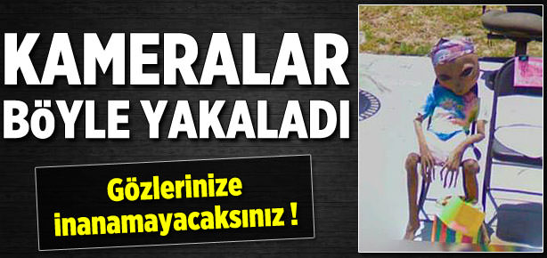 Kameralar böyle yakaladı!