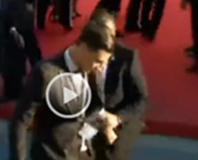 Brad Pitt'e saldırı!