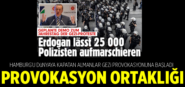 Bild gazetesi yine Gezi provokasyonuna başladı