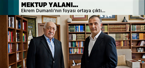 Dumanlı’nın yalanı ortaya çıktı!