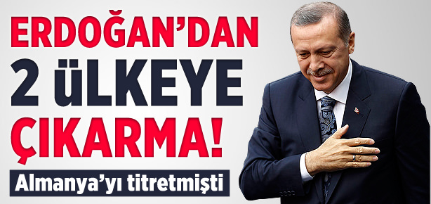 Erdoğan’dan iki ülkeye çıkarma
