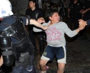 O çocuk hırsızlıktan yakalandı