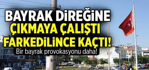 Bir bayrak provokasyonu daha!