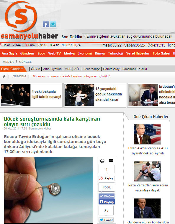 Örgütün tetikçi sitelerinden skandal haber