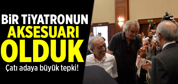 Sanatçılar tepkili