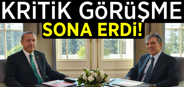 Kritik görüşme sona erdi
