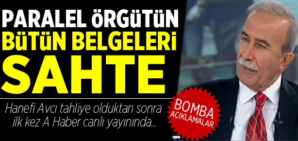 Hanefi Avcı’dan bomba açıklamalar
