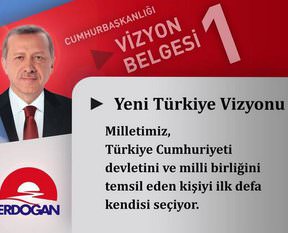 İşte 20 karede Erdoğan'ın vizyon belgesi