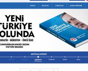 Erdoğan’ın Web sitesi resmen açıldı