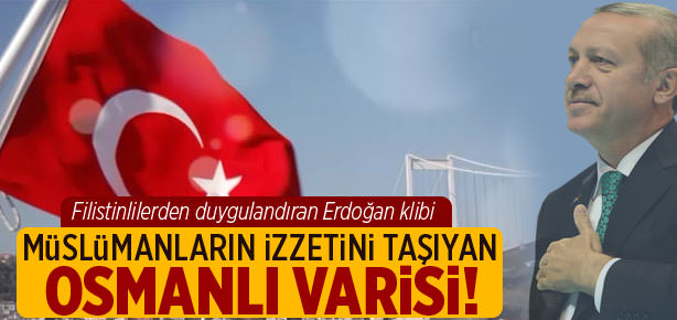 Filistinlilerden, Başbakan Erdoğan için klip!