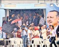 Yağmuru zevkle izledim