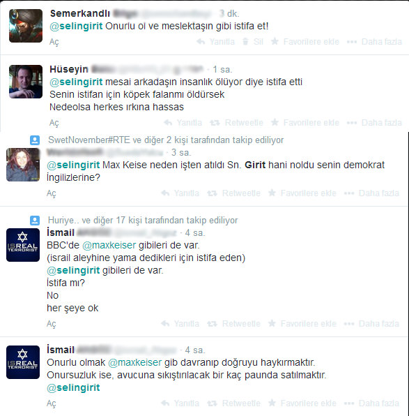 İsrail yandaşlığı istifa getirdi