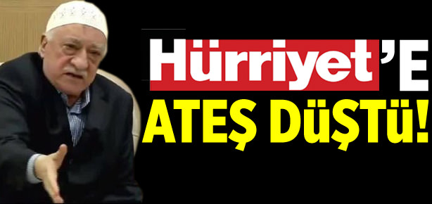 Hürriyet'e ateş düştü