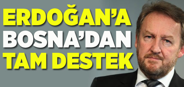 Erdoğan’a Bosna’dan tam destek