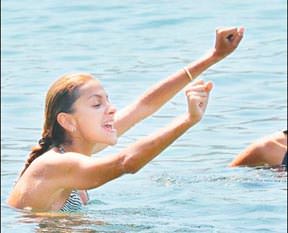 Bodrum denizi gaza getirdi