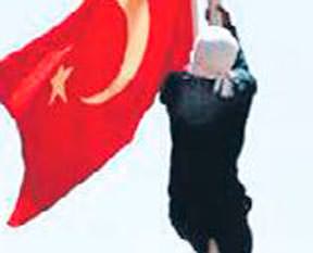 Bayrak düşmanı tutuklandı