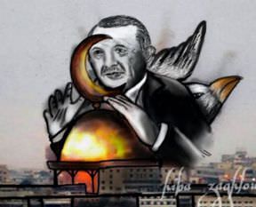 Filistinli modacıdan Erdoğan’a koruyucu lider tasviri