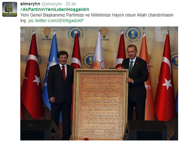Davutoğlu'na Twitter'da büyük destek-4