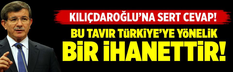 Başbakan’dan Kılıçdaroğlu’na sert sözler