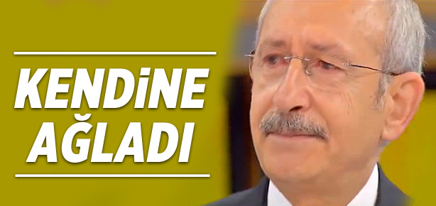 Kılıçdaroğlu canlı yayında ağladı