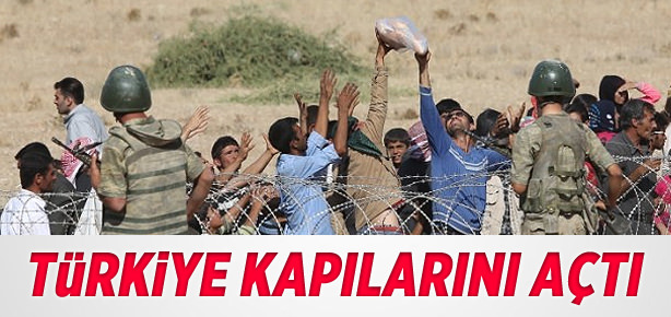 Suriye sınırı açıldı