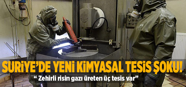 Suriye’de yeni kimyasal tesis şoku!