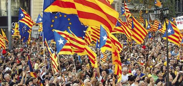 Katalonya bağımsızlığa yürüyor