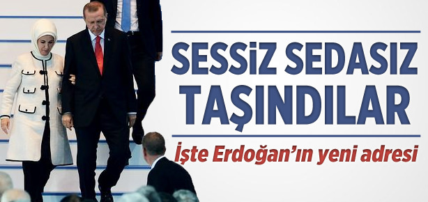 Erdoğan Cumhurbaşkanlığı Konutu'na taşındı