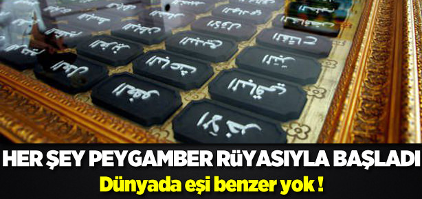 Eşi benzeri olmayan bir tablo yaptı