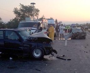 Manisa'da katliam gibi kaza