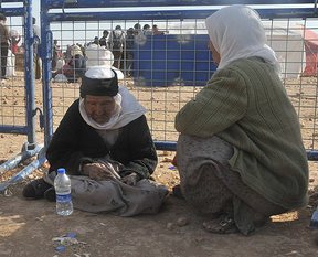 110 yaşında IŞİD tehdidinden kaçtı
